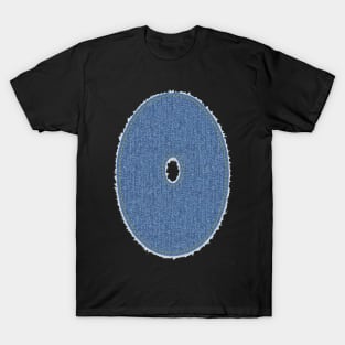 Number Zero Blue Denim T-Shirt